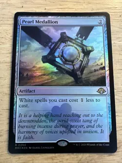 MTG FOIL Pearl Medallion - Modern Horizons 3 #294 - Image 1