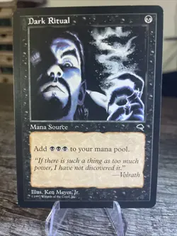 MTG Magic the Gathering - Tempest Edition (1997) - Dark Ritual - Image 1