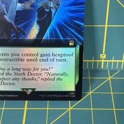 Heroic Intervention Foil Extended Art Doctor Who Commander MTG Universes Beyond - Image 5
