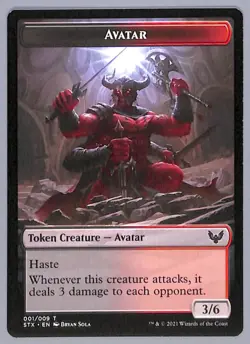 Avatar - Token - 1 - Strixhaven: School of Mages (STX) MTG - Image 3