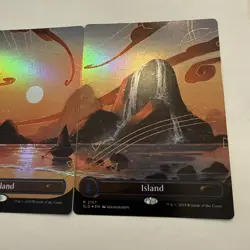 4x Island FOIL Dandan Secret Lair SLD Complete Set 2144 2145 2146 2147 MTG Mint - Image 5