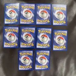 Vintage WOTC Pokemon Card Rare Lot 10x Fossil Jungle Base Set 1999 - Image 5