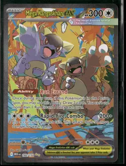 2025 Pokemon Mega Kangaskhan Ex Mega Evolution Special Illustration Rare #182 - Image 1