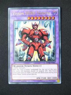 Vision Hero Trinity BLHR Ultra Rare - 1st ed Yugioh Card #1SI - Image 1