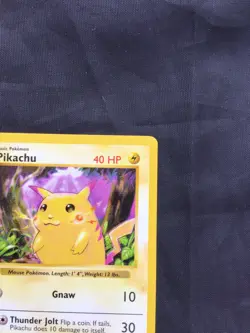 Pokemon Cards: Base Set Shadowless Common: Red Cheek Pikachu 58/102 - Image 3