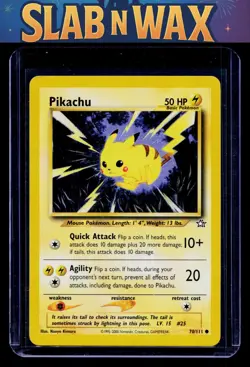 Pokemon tcg Neo Genesis Pikachu #070/111 - Image 1