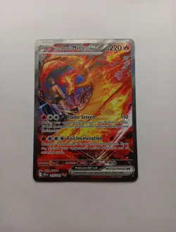 Pokemon TCG Team Rockets Moltres EX Card 229/182 Destined Rivals - Image 3