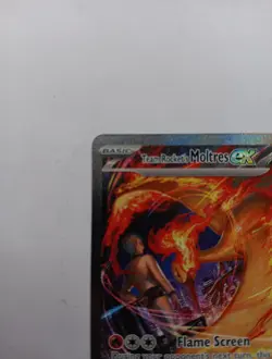 Pokemon TCG Team Rockets Moltres EX Card 229/182 Destined Rivals - Image 4