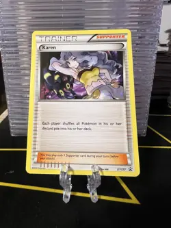 Pokemon TCG Karen XY177 Black Star Promo 2016 NM/M - Image 1