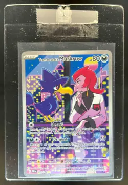 2025 Pokemon Destined Rivals Team Rocket's Murkrow #200/182 - Image 1