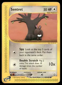 ✰ SENTRET 107 COMMON AQUAPOLIS POKEMON ✰ HP - Image 2