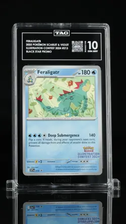 2025 Pokemon Scarlet & Violet | Feraligatr TAG 10 (Illustration Contest 2024) - Image 1