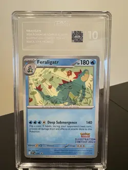 2025 Pokemon Scarlet & Violet | Feraligatr TAG 10 (Illustration Contest 2024) - Image 4