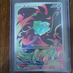 Pokemon Bulbasaur 133/132 Me01: Mega Evolution Holo 80 HP Bind Down - Image 1
