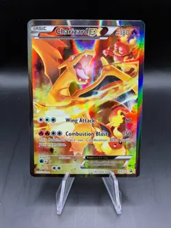 TCG POKEMON CHARIZARD EX FULL ART HOLO XY121 PROMO - Image 1