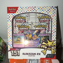Pokemon Scarlet & Violet 151 Alakazam ex Collection Box Promo Booster English - Image 1