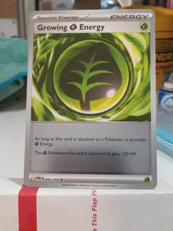 GROWING ENERGY 086/088 POKEMON PERFECT ORDER ME03 REVERSE HOLO - Image 1