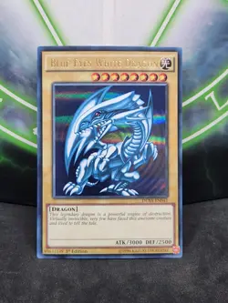 Yugioh Blue-Eyes White Dragon DUSA-EN043 1st Edition Ultra Rare NM - Image 1