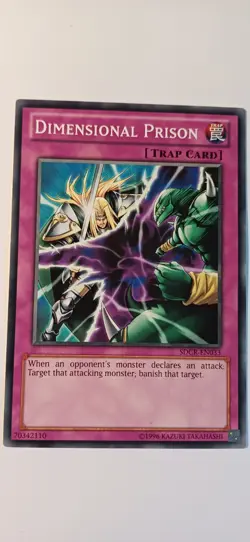 Yu-Gi-Oh! Dimensional Prision SDCR-EN033 Unlimited Edition COmmon NM - Image 1