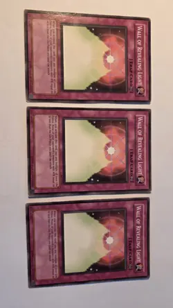 3x) Wall of Revealing Light AST-050 Light Play Common YuGiOh! Retro - Image 1