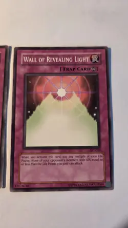 3x) Wall of Revealing Light AST-050 Light Play Common YuGiOh! Retro - Image 2