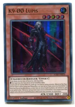 Yu-Gi-Oh! K9 00 Lupis Ultra Rare JUSH-DE034 - Image 1