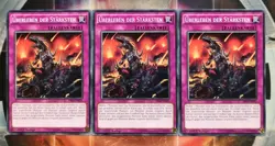 3x Uberleben des Starksten SR04-DE031 COMMON DEUTSCH 1.Auflage PLAYSET Yu-Gi-Oh - Image 1