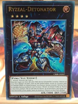 Ryzeal-Detonator CRBR-DE007 Ultra Rare Deutsch NM YUGIOH - Image 1