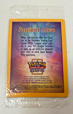 Pokemon TCG Ancient Mew 2000 Movie Promo Card Factory Sealed - Image 1