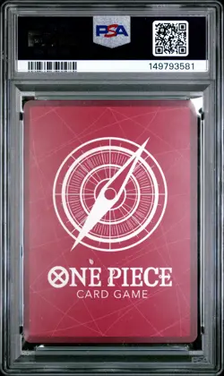 2025 ONE PIECE EB02-ANIME 25TH COLLECTION ALT ART #010 MONKEY D. LUFFY PSA 8 - Image 2