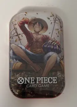One Piece TCG Tin Pack Vol. 2 Luffy W/Promo And Two OP-13 Packs Brand New - Image 2