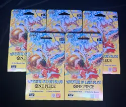 One Piece OP05 EB04 Adventure on Kami Island Sleeved Booster Pack Lot 5 English - Image 2