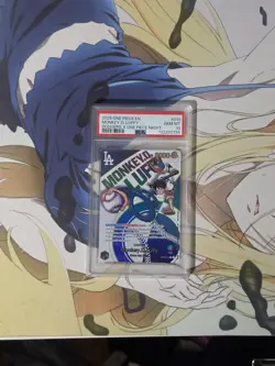 2025 One Piece Promo LA Dodgers One Piece Night Monkey D Luffy PSA 10 - Image 1