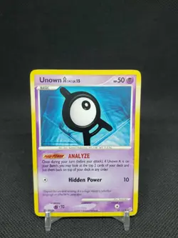 Unown A 65/130 Diamond & Pearl Base Set MP Pokemon Card - Image 1