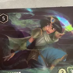Disney Lorcana Jasmine Desert Warrior 212/204 EN-4 Card "1ST Enchanted!!!" - Image 3