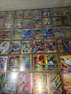 Card Collection Lot of Pokemon Full Art Trainers EX V Graded Poster Packs More - Image 3