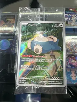 Snorlax 051 Sv: Scarlet & Violet Promo Cards Holo Sealed - Image 1