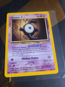 Unown E - 67/75 - Neo Discovery Set TCG - Pokemon Card - - Image 1