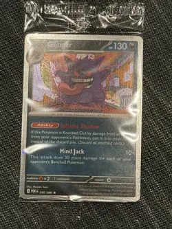 Pokemon Gengar Promo Card GameStop 050/088 Holo English TCG SEALED - Image 1