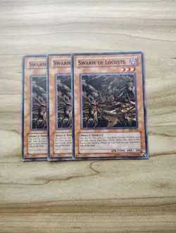 Yu-Gi-Oh! - Swarm Of Locusts 3X - Complete Playset Of Common Cards - Image 1
