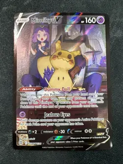Mimikyu V TG16/TG30 Pokemon Brilliant Stars Sword Shield Ultra Rare Card NM - Image 1