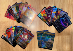 MTG Secret Lair x Sonic The Hedgehog FULL RAINBOW FOIL SET + 2 Bonus Cards NM - Image 1