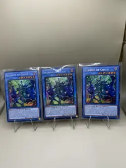 Konami Illusion of Chaos ARJ12-EN009 Holo Spellcaster Ritual Lot (3 Cards) - Image 1