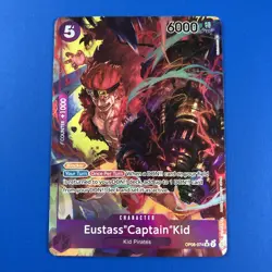 One Piece CCG | (Eustass Captain Kid OP05-074 NM) Alt Art Card TCG RARE English - Image 1