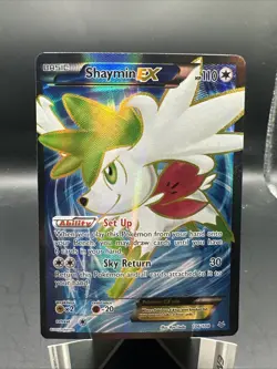 Shaymin EX 106/108 Ultra Rare Full Art XY Roaring Skies Pokemon Card - Image 1