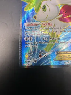 Shaymin EX 106/108 Ultra Rare Full Art XY Roaring Skies Pokemon Card - Image 4