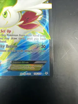 Shaymin EX 106/108 Ultra Rare Full Art XY Roaring Skies Pokemon Card - Image 5