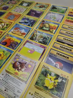 Vintage WOTC Pokemon Jungle & Fossil Card Lot 50 Uncommon/Common NM-LP - Image 4