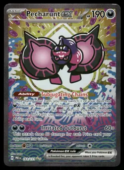 Pokemon Cards Pecharunt ex 163/131 Prismatic Evolutions NM *2 - Image 1