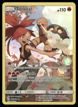 Pokemon Cards Torkoal 237/236 Cosmic Eclipse Secret Rare NM - Image 1